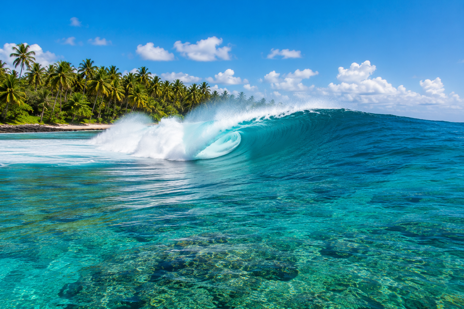 Pacifico Left surf break